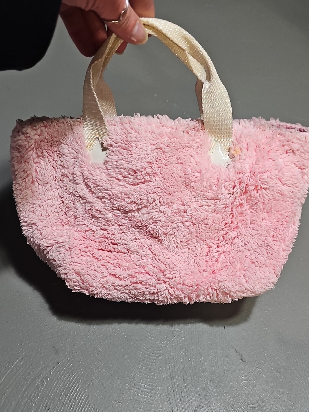 Hello Kitty Rare Pink Angel Stars & Moon Sanrio 2004 Plush Vintage Hand Bag - Picture 8 of 9
